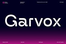 Futuristic Tech Font - Garvox