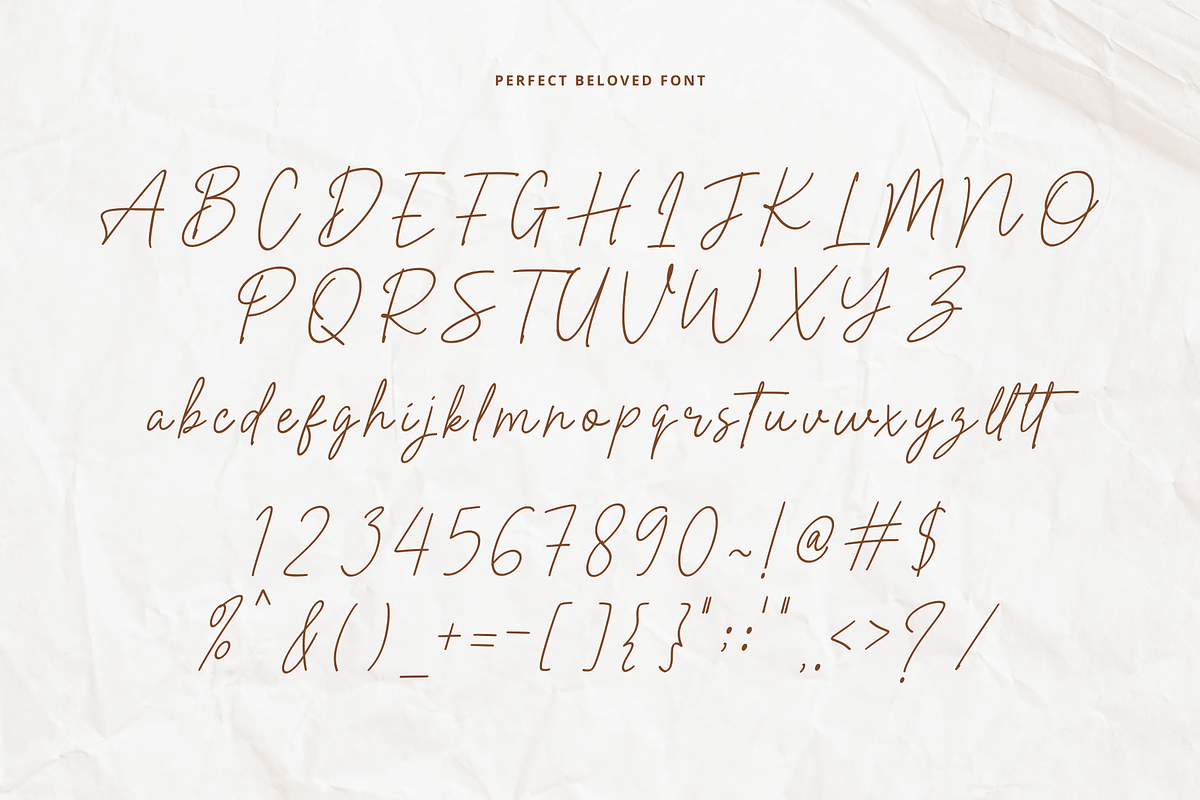 Perfect Beloved - Monoline Font, a Script Font by Creavibes Design (Photo 8 of 12)