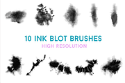 10 Tie-Dye Ink Blot Brushes, a Brush Add-On by The Gypsy Goddess (Thumbnail 2 of 6)