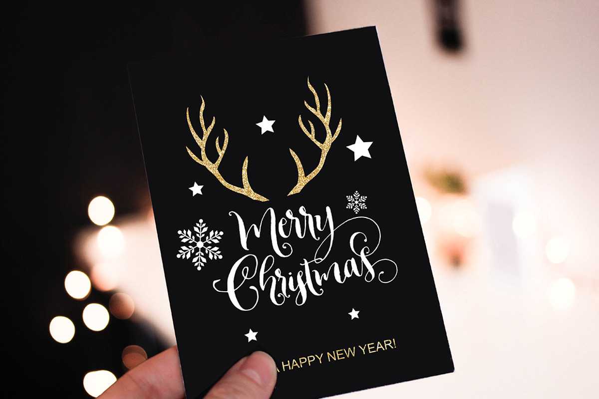 Glitter Deers, an Object Graphic by BlackCatsMedia (Photo 2 of 5)