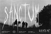Sanctum — Metal Display Font, a Handwritten Font by Any-Type® Foundry (Thumbnail 1 of 8)