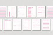 Habit tracker Printable Bundle, a Stationery Template by The Chaos Project (Thumbnail 2 of 9)