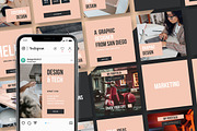 Freelance Designer Instagram Creator, a Social Media Template by Design District (Thumbnail 1 of 14)