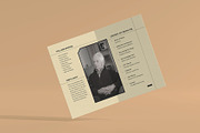 Geometric Line Funeral Program, a Brochure Template by Neermana (Thumbnail 2 of 4)