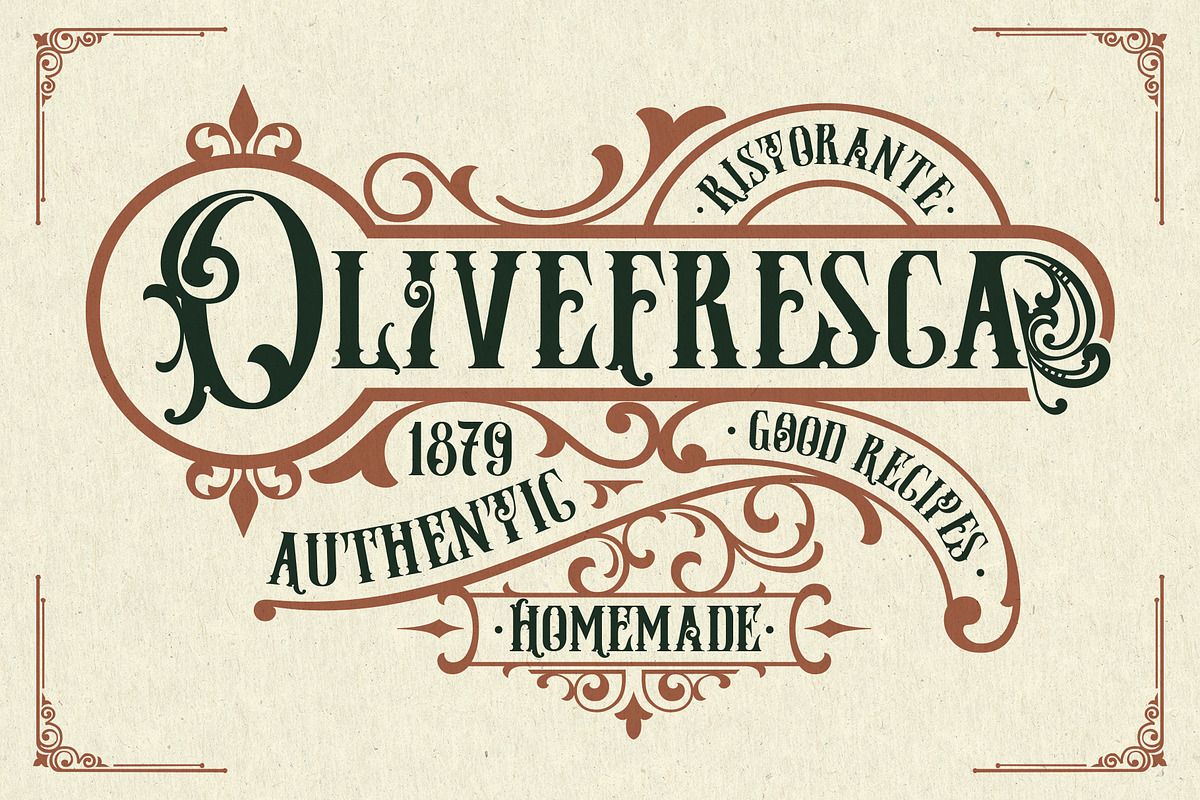 Jamesoon Victorian Typeface, a Serif Font by alit design (Photo 2 of 17)