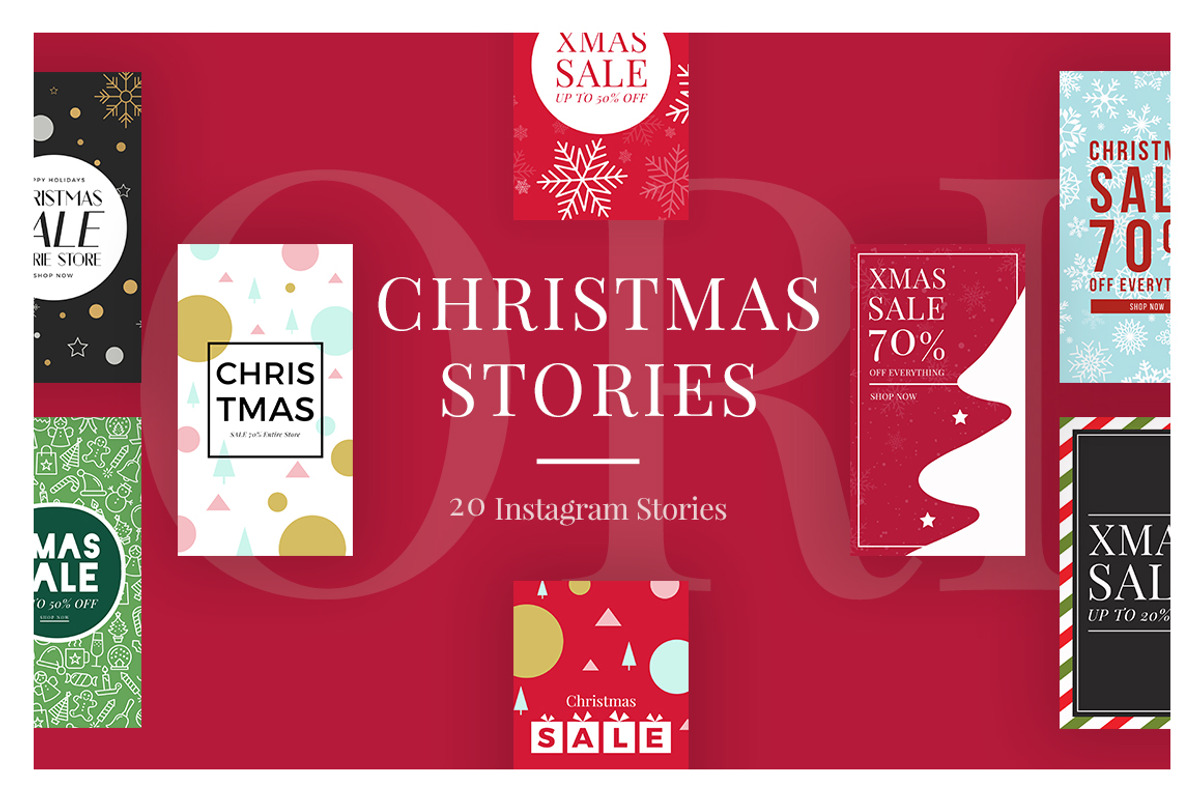 100 Christmas Instagram Stories, a Social Media Template by MinimalStudioCo (Photo 3 of 20)