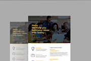 Corporate Flyer Template, a Marketing Template by evgenystudio (Thumbnail 3 of 3)