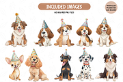 Paw Party Clipart, Dog Birthday, an Illustration by TatiMockup (Thumbnail 2 of 7)