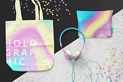 Set Holographic background textures, a Texture Graphic by Uniyok (Thumbnail 6 of 9)