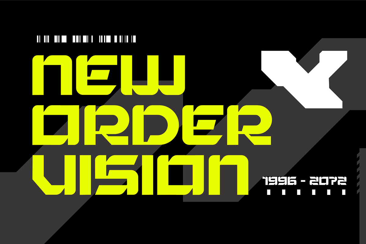 Astrix – Futuristic Display Typeface, a Sans Serif Font by Vroz Studio (Photo 3 of 7)