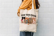 Pick Your Poison Pumpkins Bow PNG, a Seasonal Illustration by CrexoraLab (Thumbnail 4 of 4)