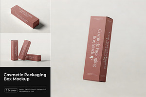 Cosmetic Packaging Box Mockup, a Product Mockup by Pitchlook.Studio