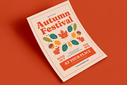 Retro Autumn Festival Flyer, a Flyer Template by Guuver (Thumbnail 3 of 3)