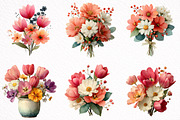 Whimsical Spring Clipart, an Illustration by DreamArtGraphic (Thumbnail 2 of 8)