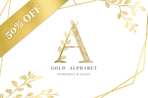 Gold Alphabet - Wedding Package
