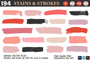 Vector Stains & Strokes Atelier +SVG, an Object Graphic by Katrinelly (Thumbnail 5 of 15)
