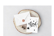 Thank you card set. Hand Lettering, a Texture Illustration by NKTKNS (Thumbnail 5 of 5)