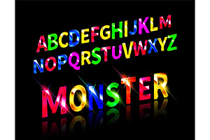 Graffiti Alphabet Monster