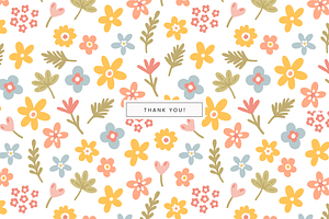 Candy Floral Graphics & Patterns