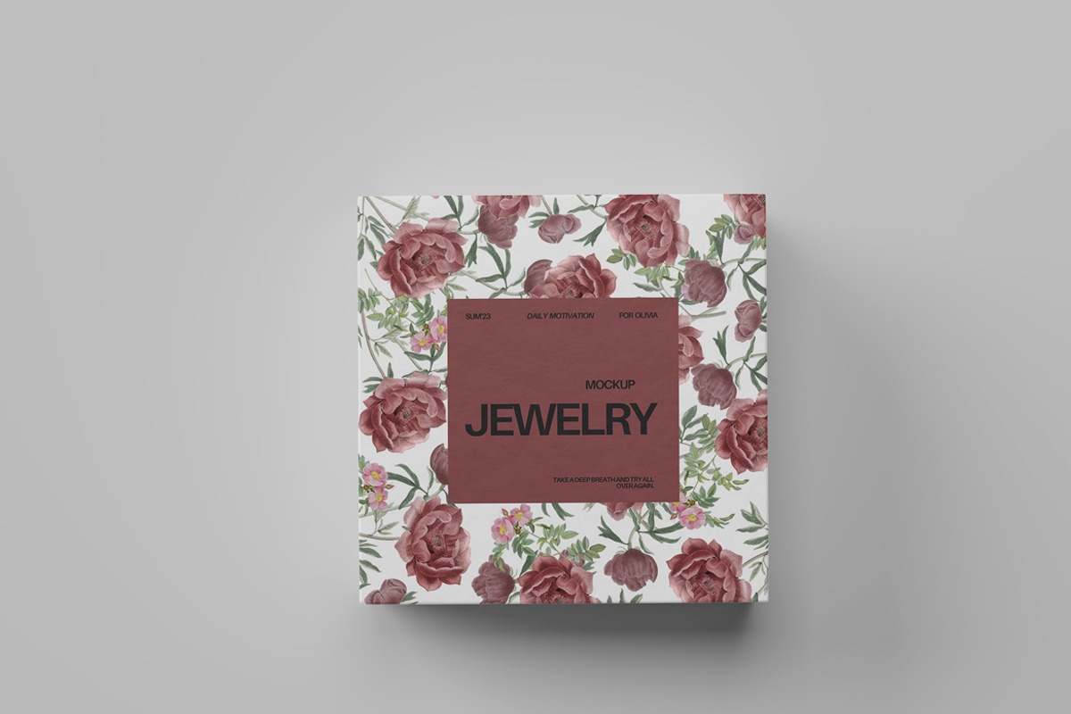 Jawelry Box Mockup, a Packaging Mockup by Tokobeta (Photo 6 of 9)