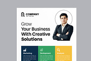 Corporate Flyer Layout, a Flyer Template by MightyDesign (Thumbnail 4 of 8)