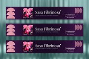 YouTube Banner for Influencer, a Social Media Template by FIBRINOSÄ (Thumbnail 2 of 2)