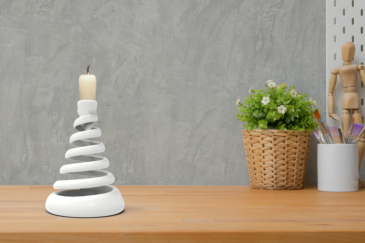 Christmas 3D Printing Candle Holder, an Object 3D Model by Kseniya-Omega (Photo 6 of 6)