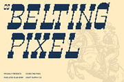 CS Belting Pixel, a Slab Serif Font by Craft Supply Co. (Thumbnail 1 of 8)