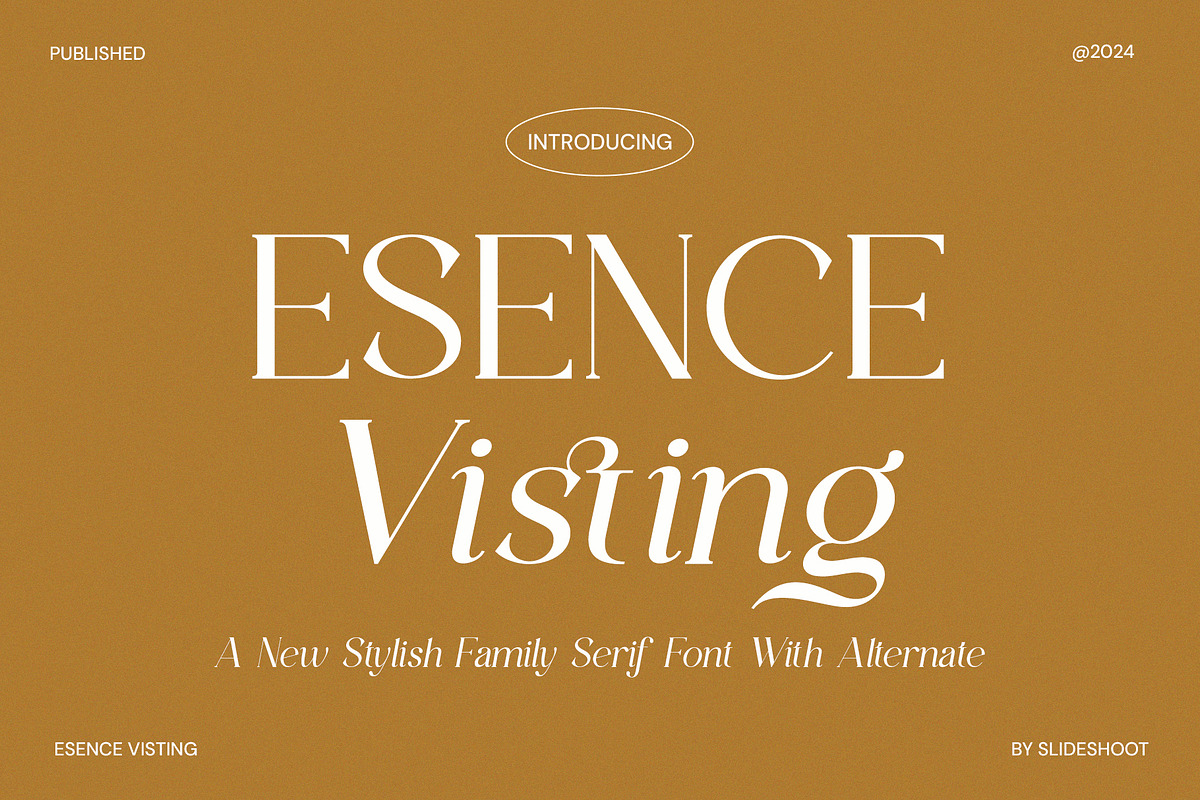 Esence Visting - New Stylish Serif, a Serif Font by Idea Studio (Photo 20 of 20)