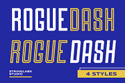 Roguedash - Stylish Sans Font Family, a Sans Serif Font by StringLabs (Thumbnail 4 of 10)