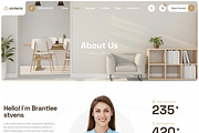Interior Design WordPress Theme + RT, a WordPress Template by Design Spade (Thumbnail 2 of 11)