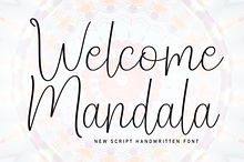 Welcome Mandala | Script Font