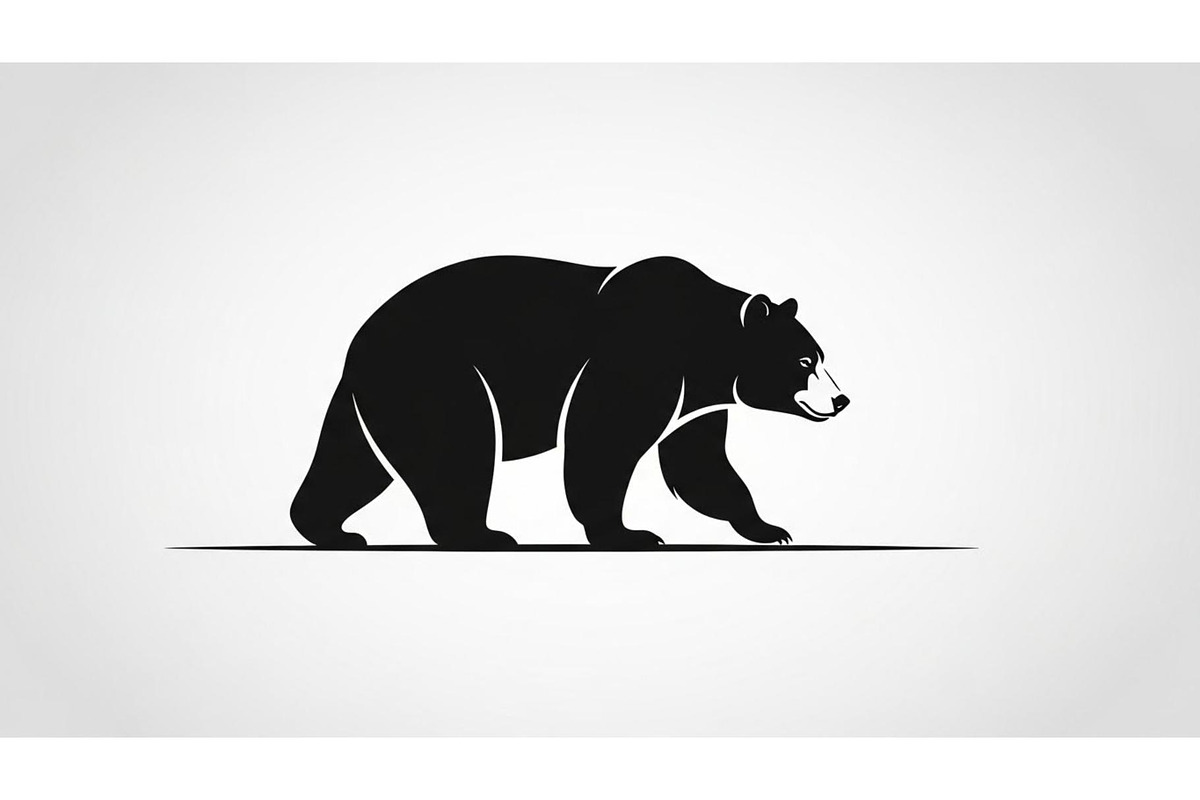 Nature Wildlife Bear Silhouette Bund, an Illustration by Designs_River (Photo 22 of 51)