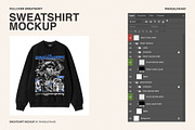 Sweatshirt Mockup, a Shirt Mockup by Irhasalfahad (Thumbnail 3 of 4)