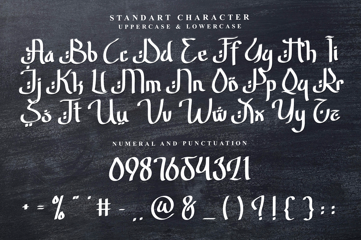 Mahabbah Zulfikar, a Script Font by InermediaSTUDIO (Photo 3 of 8)