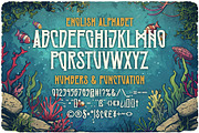 Underwater Vintage Label Font, a Serif Font by JumboDesign (Thumbnail 3 of 6)