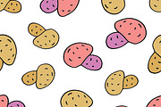 Seamless backgrounds with vegetables, a Pattern Graphic by Shop seamless patterns (Thumbnail 7 of 7)