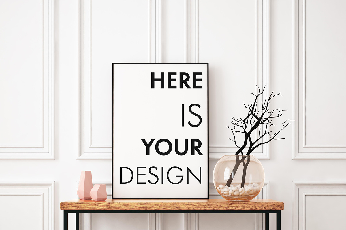 Poster on the console table, a Print Template by FilL239 (Photo 2 of 11)