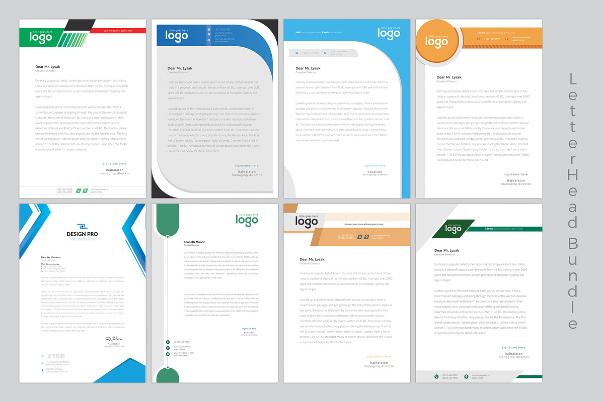 100+ Letterhead 97% Discount, a Stationery Template by ZAAS (Photo 8 of 12)