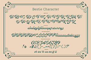 Bestie - Vintage Script