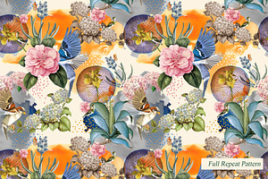 La Flore Seamless Pattern