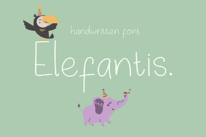 Elefantis Cute Handwritten Font