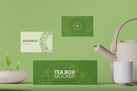Stationery Tea Mockup