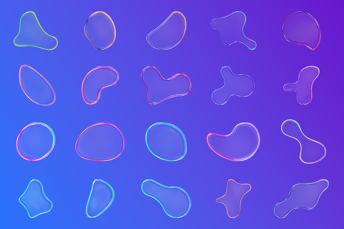 50 Bubbles PNG Shapes, an Object Graphic by Graphicdome (Photo 3 of 9)