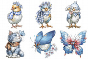 Whimsical Spring Gingham Clipart, an Illustration by Daily.Designs (Thumbnail 6 of 8)