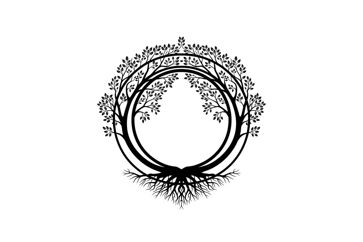 Tree of Life Circle Frame Bundle, an Illustration by Gaye Art (Photo 29 of 51)