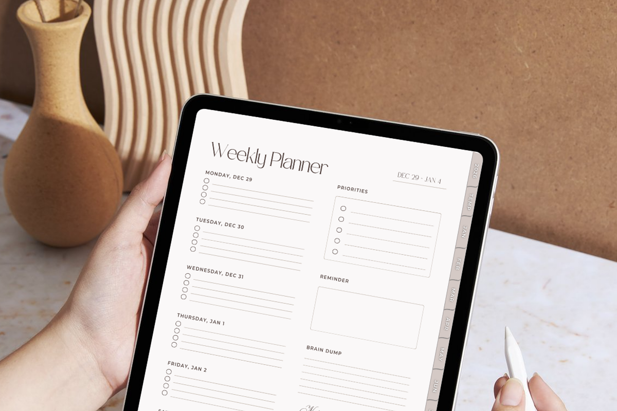 2026 Planner for iPad, a Templates & Theme by AestheticOrganizer (Photo 9 of 9)