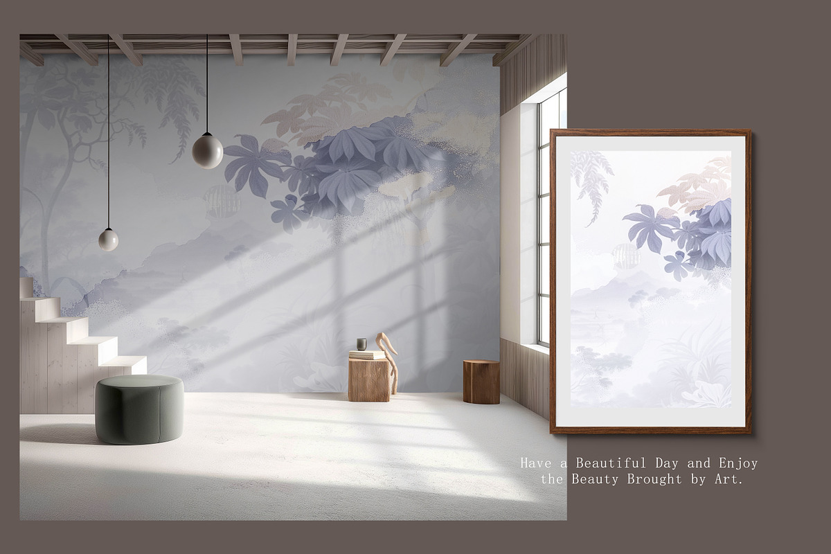 Abstract Combination Art Wallpaper, a Decorative Illustration by fei long (Photo 5 of 10)