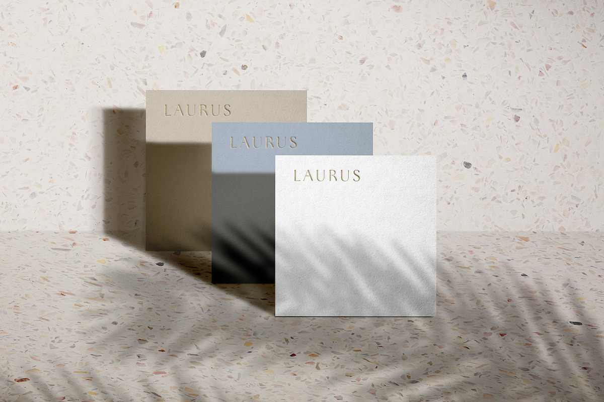 Laurus - Square Cards Mockups, a Product Mockup by Cuoco (Photo 4 of 9)