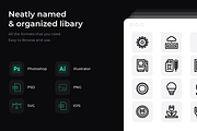 50 Sustainable energy icons, an Outline Icon by Wencory (Thumbnail 1 of 2)